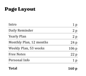 Be Nice To Yourself Planner / Diary Ver. 2