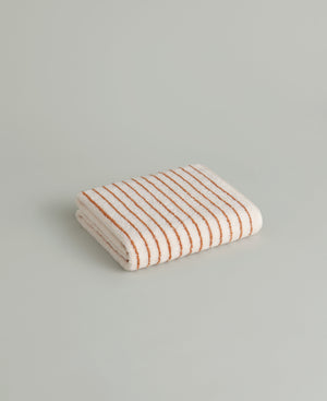 Almond Stripe Face Towel