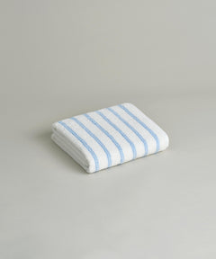 Blue Fog Double Stripe Face Towel