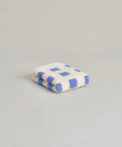 Blue Square Hand Towel