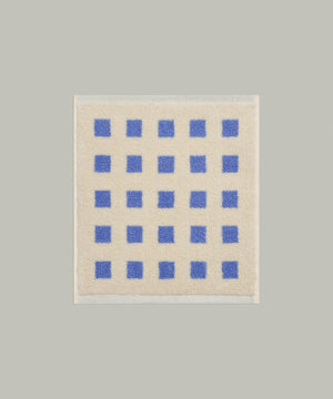 Blue Square Hand Towel