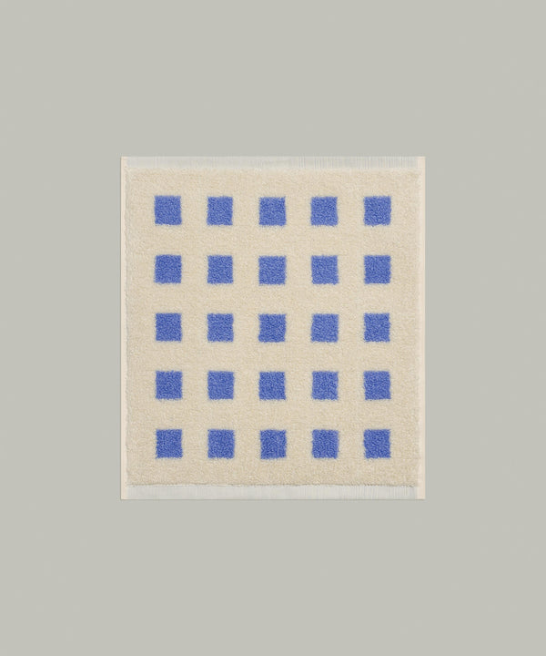Blue Square Hand Towel