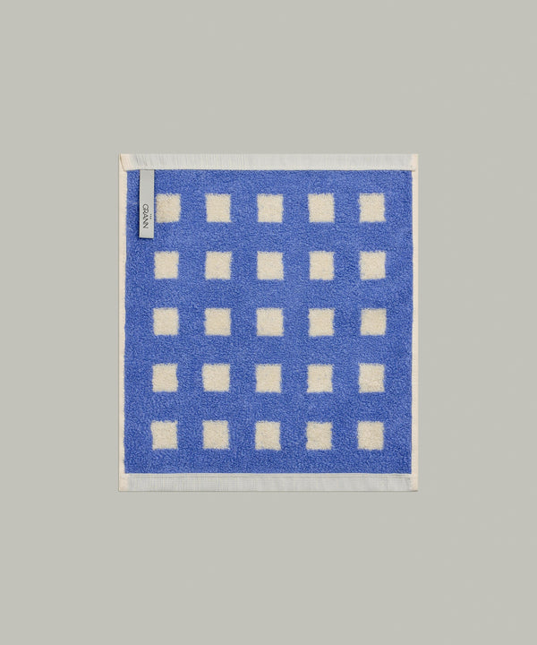 Blue Square Hand Towel