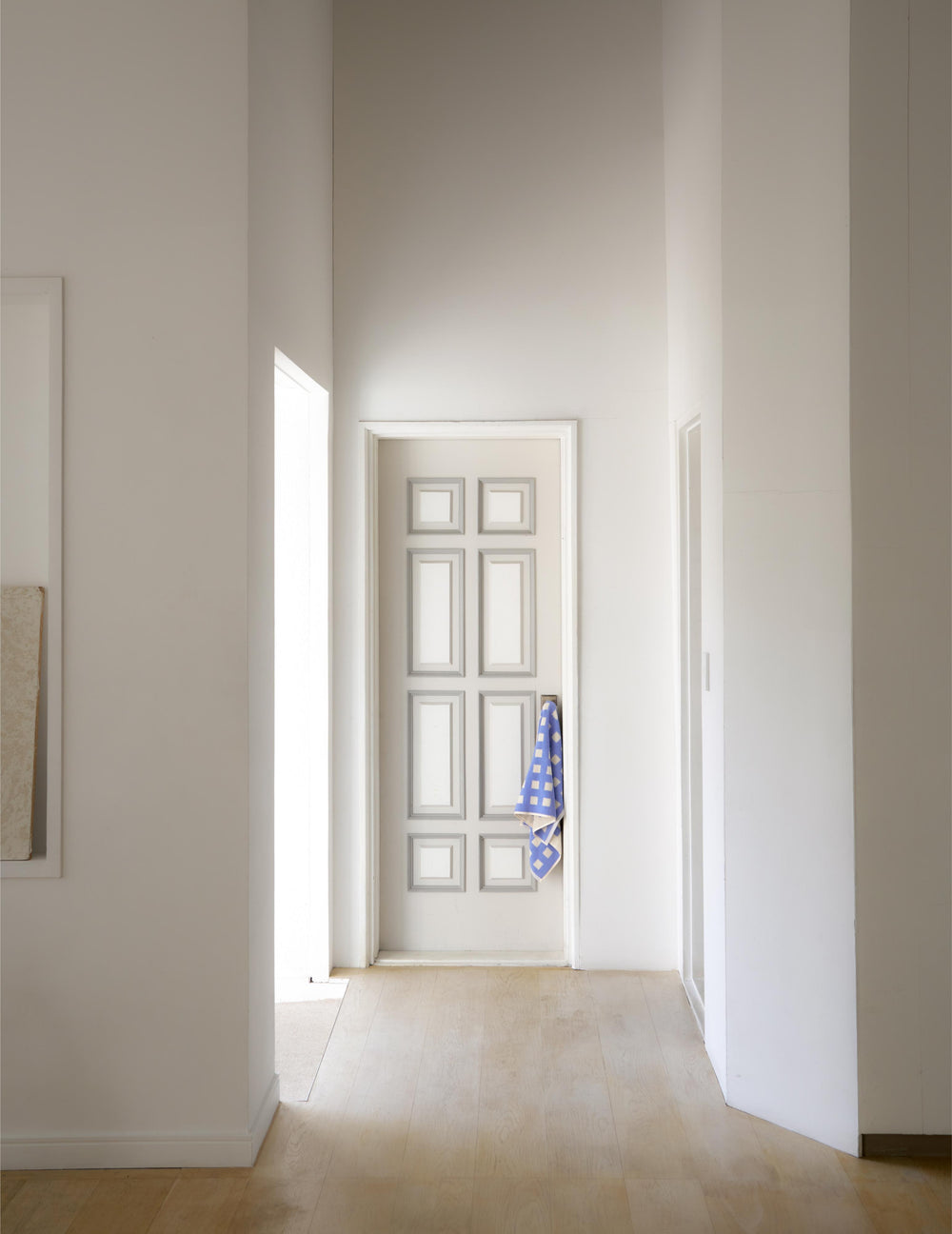 Blue Square Face Towel