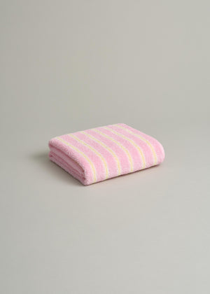 Blush Pink Stripe Face Towel