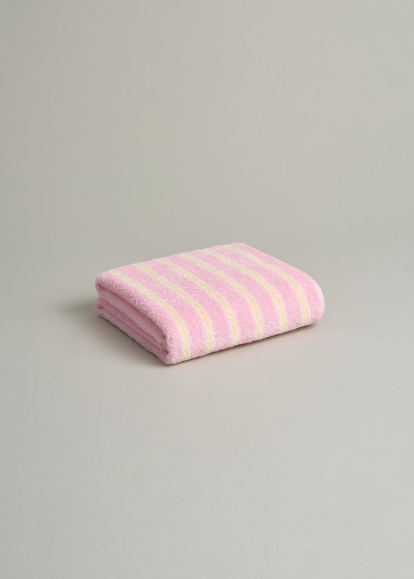 Blush Pink Stripe Face Towel
