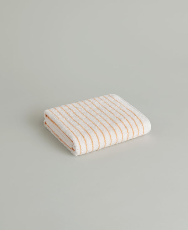 Peach Stripe Face Towel