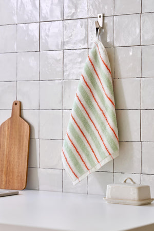Picnic Green Hand Towel