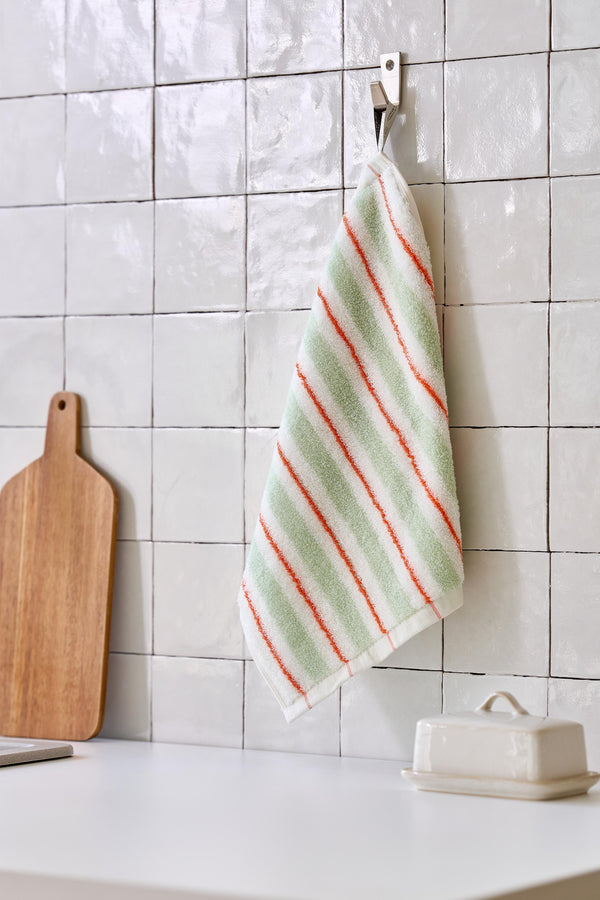Picnic Green Hand Towel