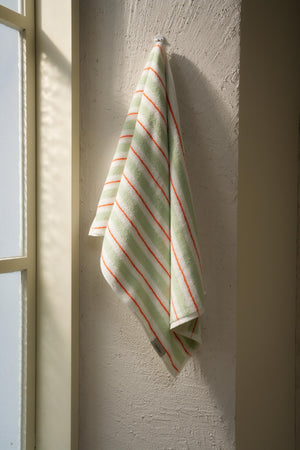 Picnic Green Face Towel