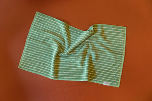 Sage Stripe Face Towel