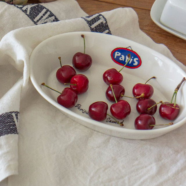 Same.D Paris Deep Oval Plate